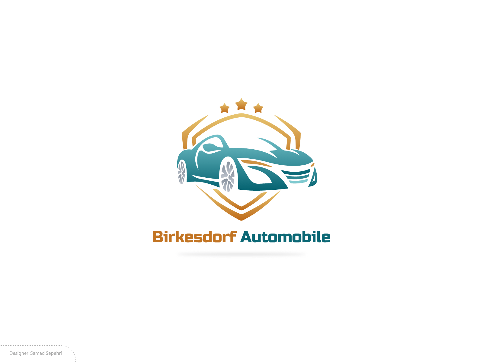 نمونه لوگو طراحی شده برای نمایشگاه خودرو Birkesdorf Automobile